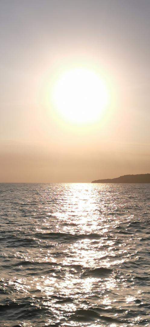 Coucher soleil mer Perpignan