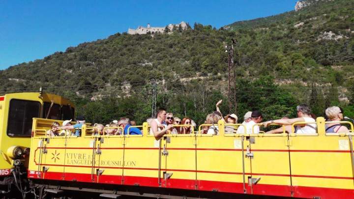 Train Jaune montagne Perpignan