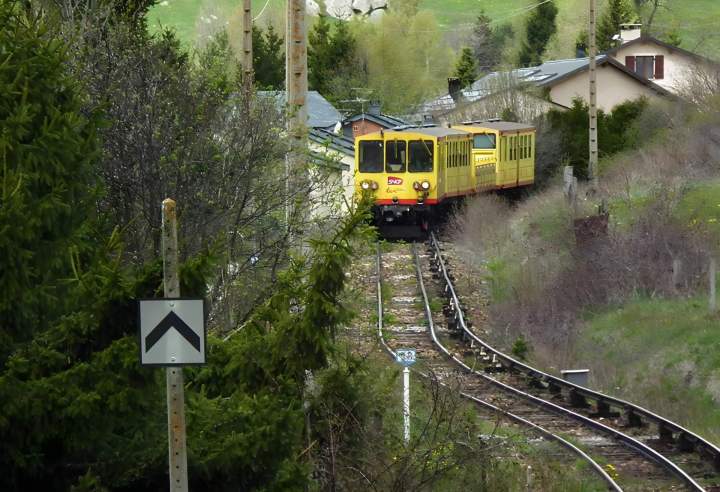 Train Jaune montagne Perpignan